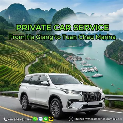 Ha Giang to Tuan Chau Marina Private Car